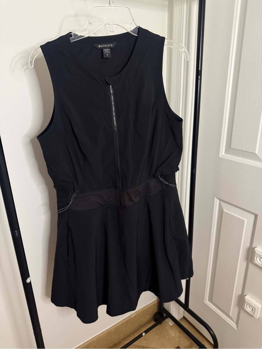 Athleta Black Sleeveless Tennis Skort Dress